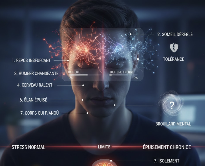 Au-delà du stress : Apprenez à reconnaître les signes de la rupture.